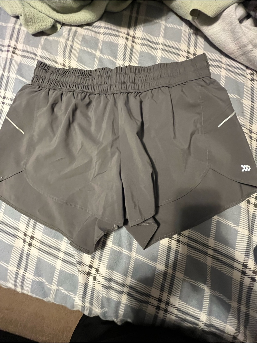all in motion Gray Athletic Running Shorts